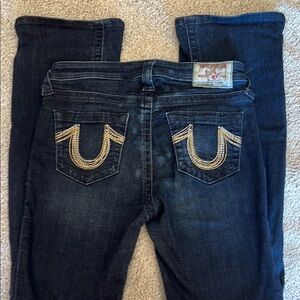 True Religion Blue Boot Cut Jeans Classic Design